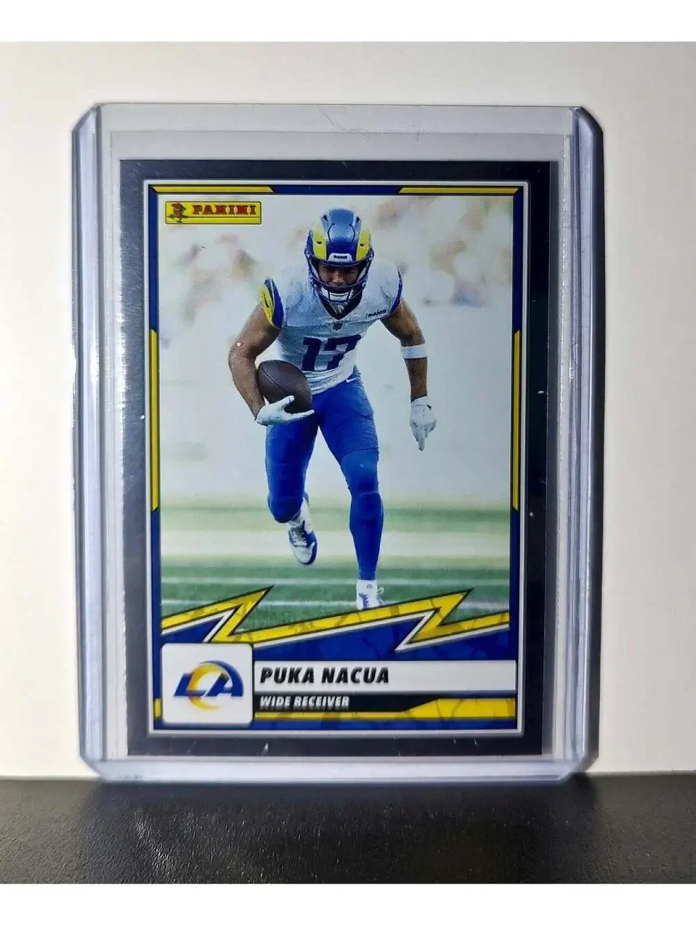 Puka Nacua 2025 Panini NFL #19 Foil Sticker Card Los Angeles Rams